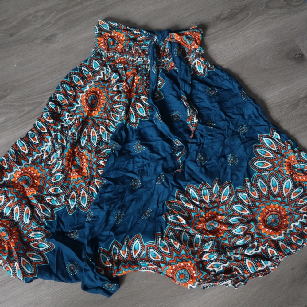 Combo Dress and Skirt Pattterned